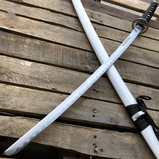 101.6cm White Dragon Samurai Ninja Katana Sword 1