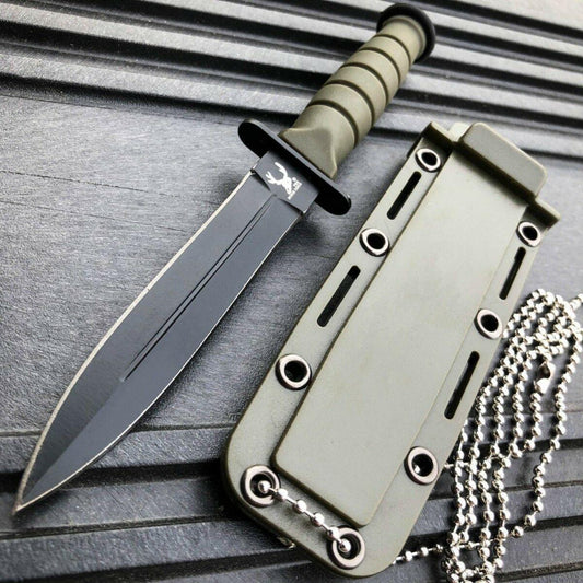 15.24cm Military Tactical Kabai Survival Neck Knife 1