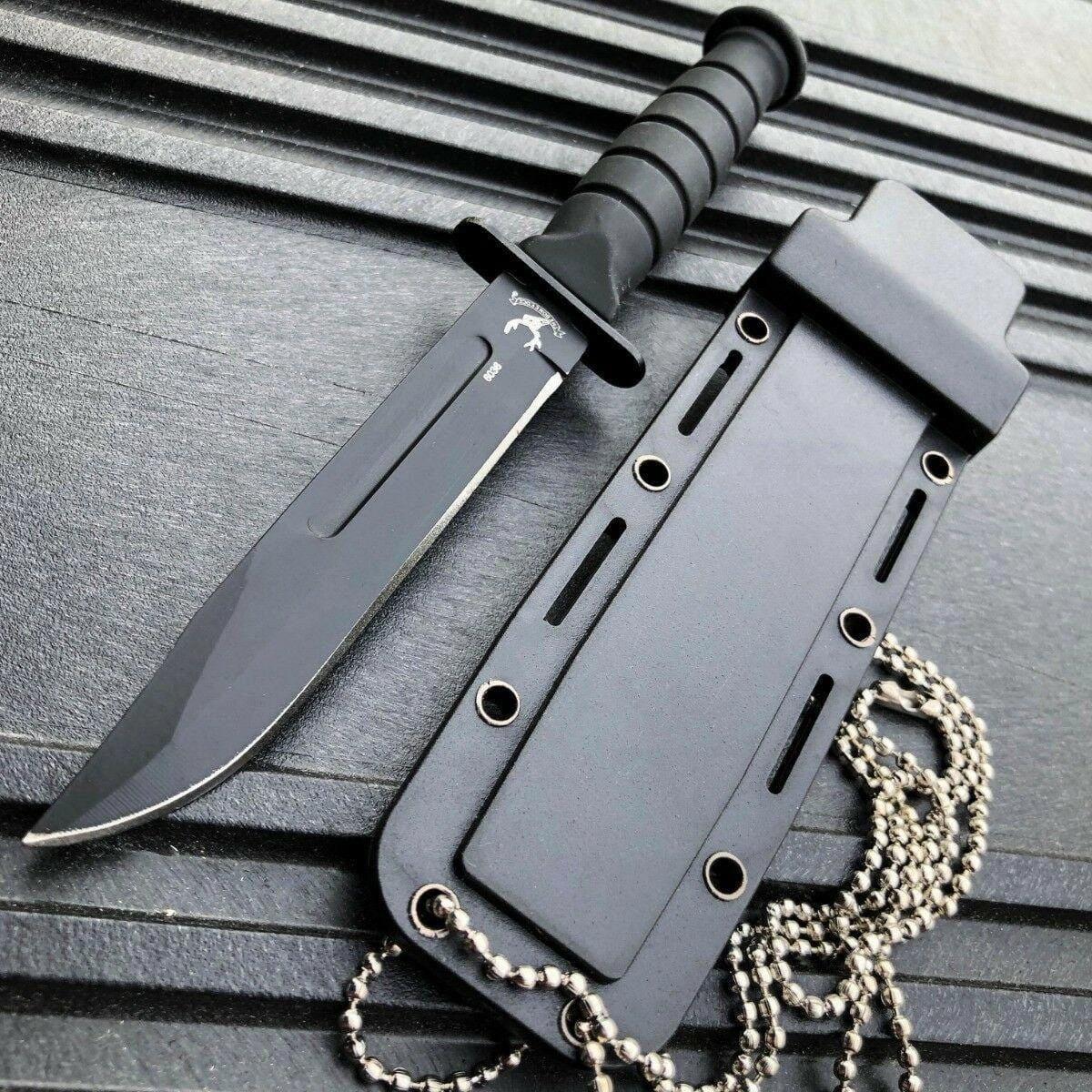 15cm Military Tactical Kabai Combat Fixed Blade Survival Neck Knife 1