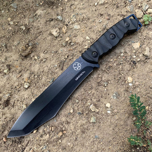 Custom Engraved Sharp Fixed Blade Jungle Knife with Sheath