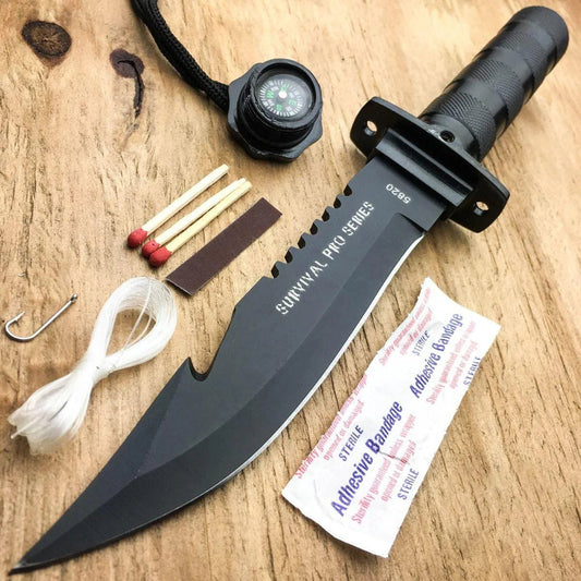 27.94cm Fishing & Hunting Bowie Survival Knife with Sheath