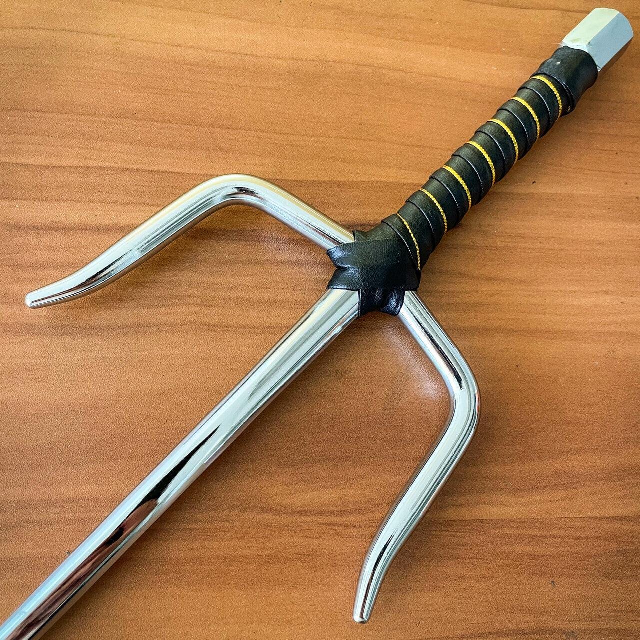 2PC 48.26cm Martial Arts Octagon Sai Set 3