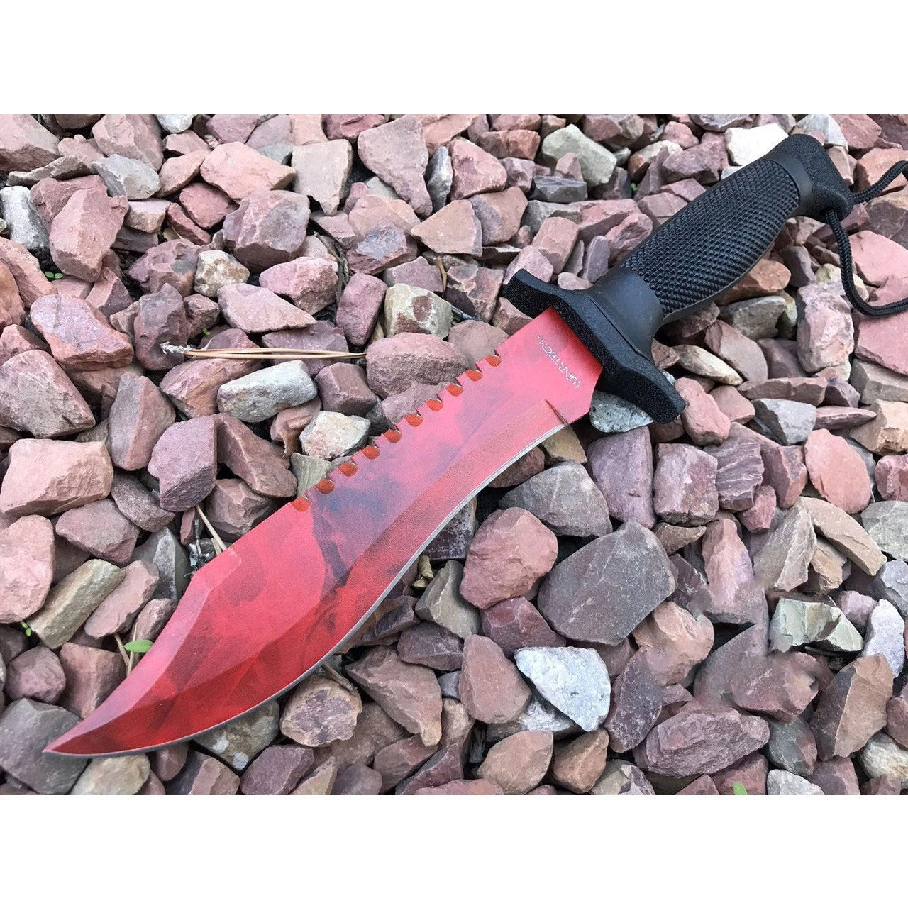 30.48cm Counter-Strike Jungle CS:GO Fixed Blade Bowie Knife with Sheath (Red) 1