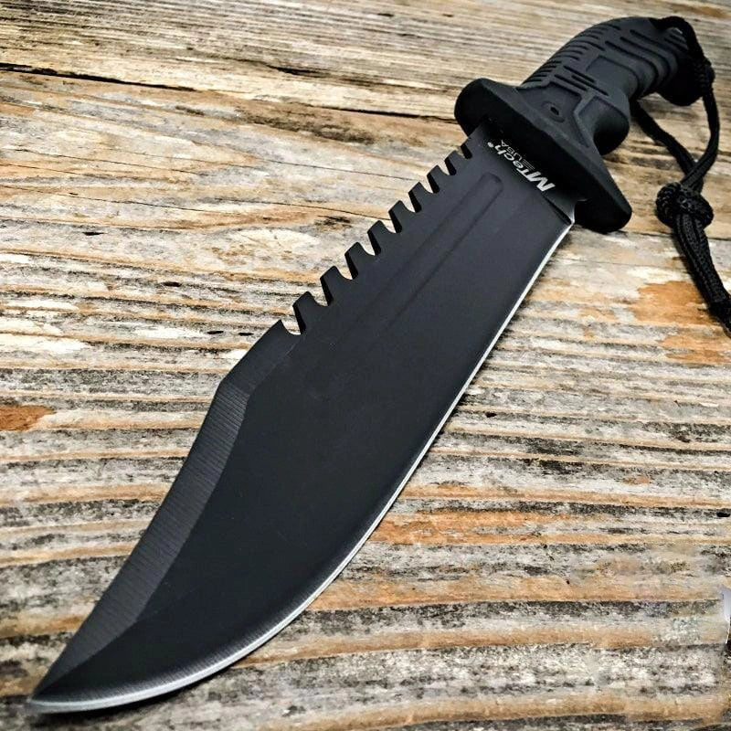 33 cm MTech Black Tactical Survival Rambo Hunting Fixed Blade