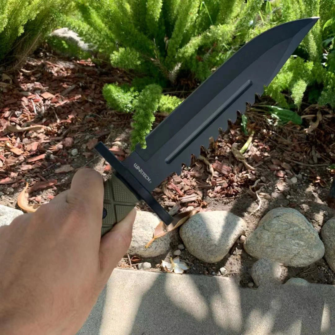 36.5125cm Full Tang Black Hunting Bowie Knife