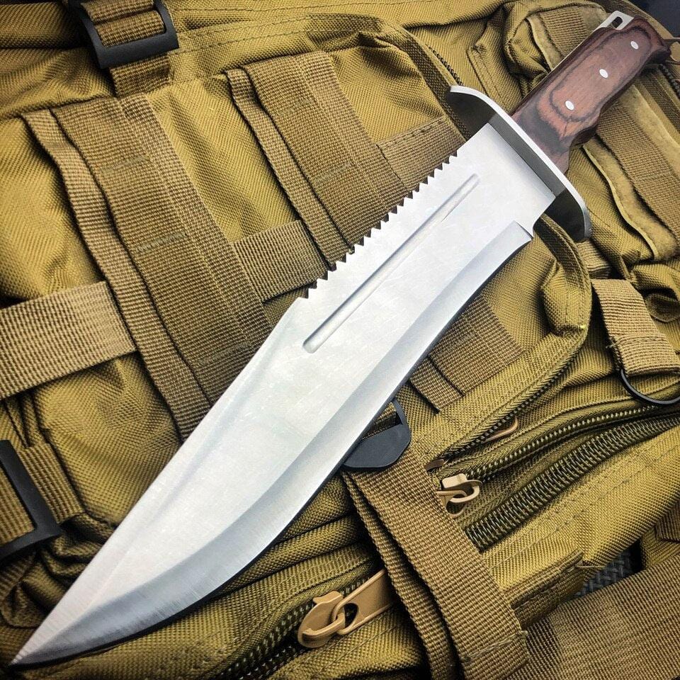 40.64cm Rambo Tactical Hunting Bowie Knife