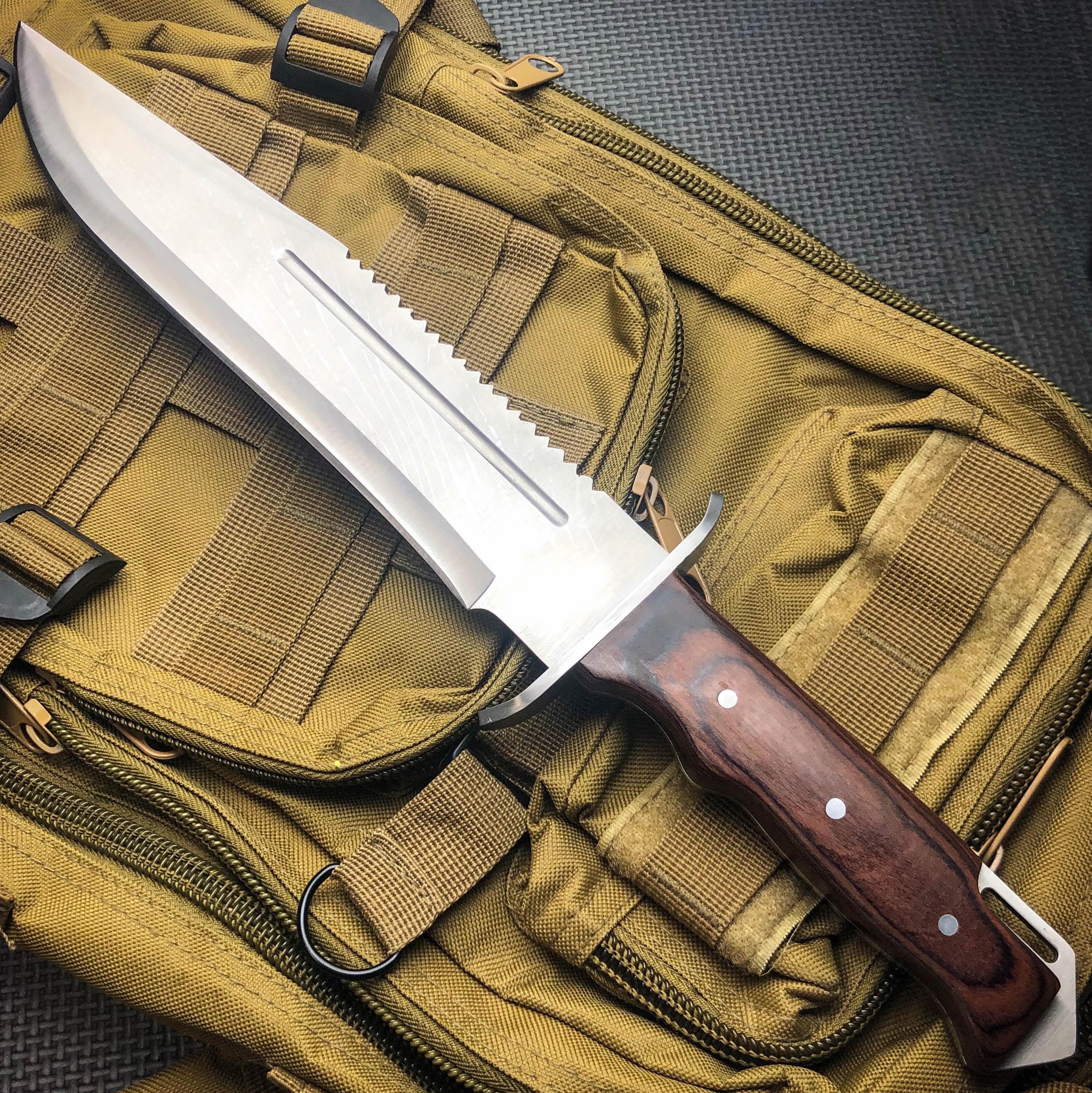 40.64cm Rambo Tactical Hunting Bowie Knife 2