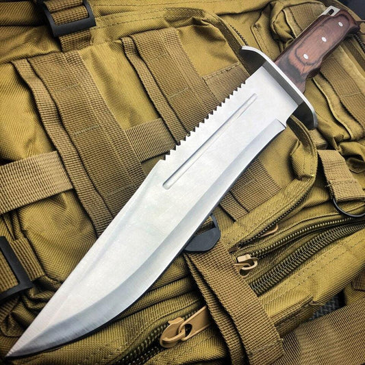 40.64cm Rambo Tactical Hunting Bowie Knife