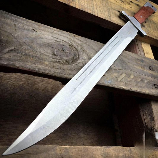 45.72cm Full Tang Hunting Machete with Wood Handle