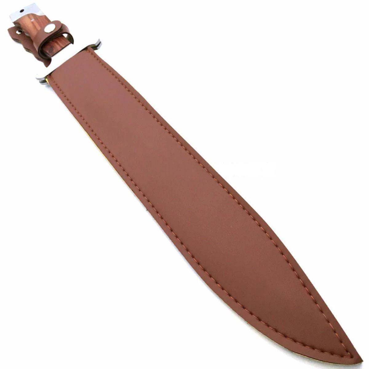 45.72cm Full Tang Hunting Machete with Wood Handle 2