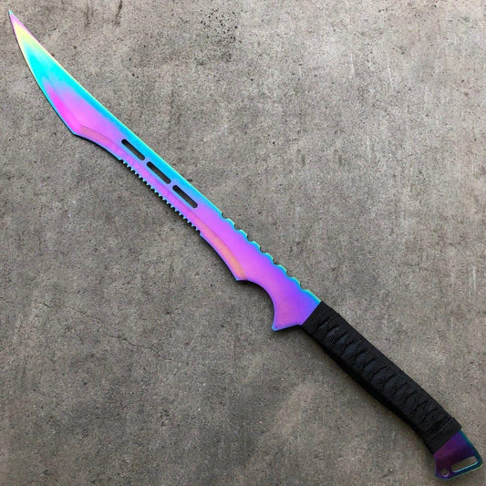 68.58cm Rainbow Ninja Sword Machete 1