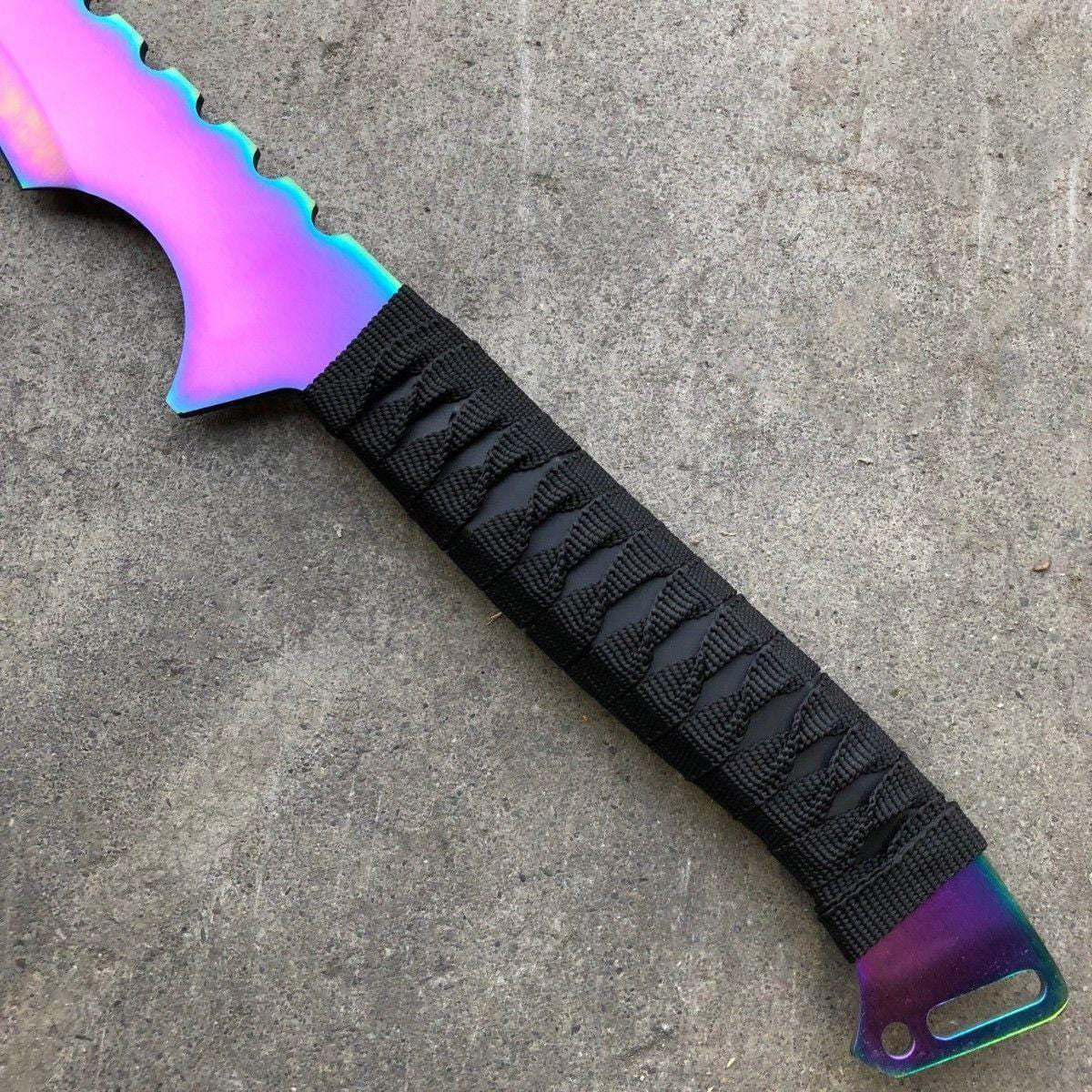68.58cm Rainbow Ninja Sword Machete 2