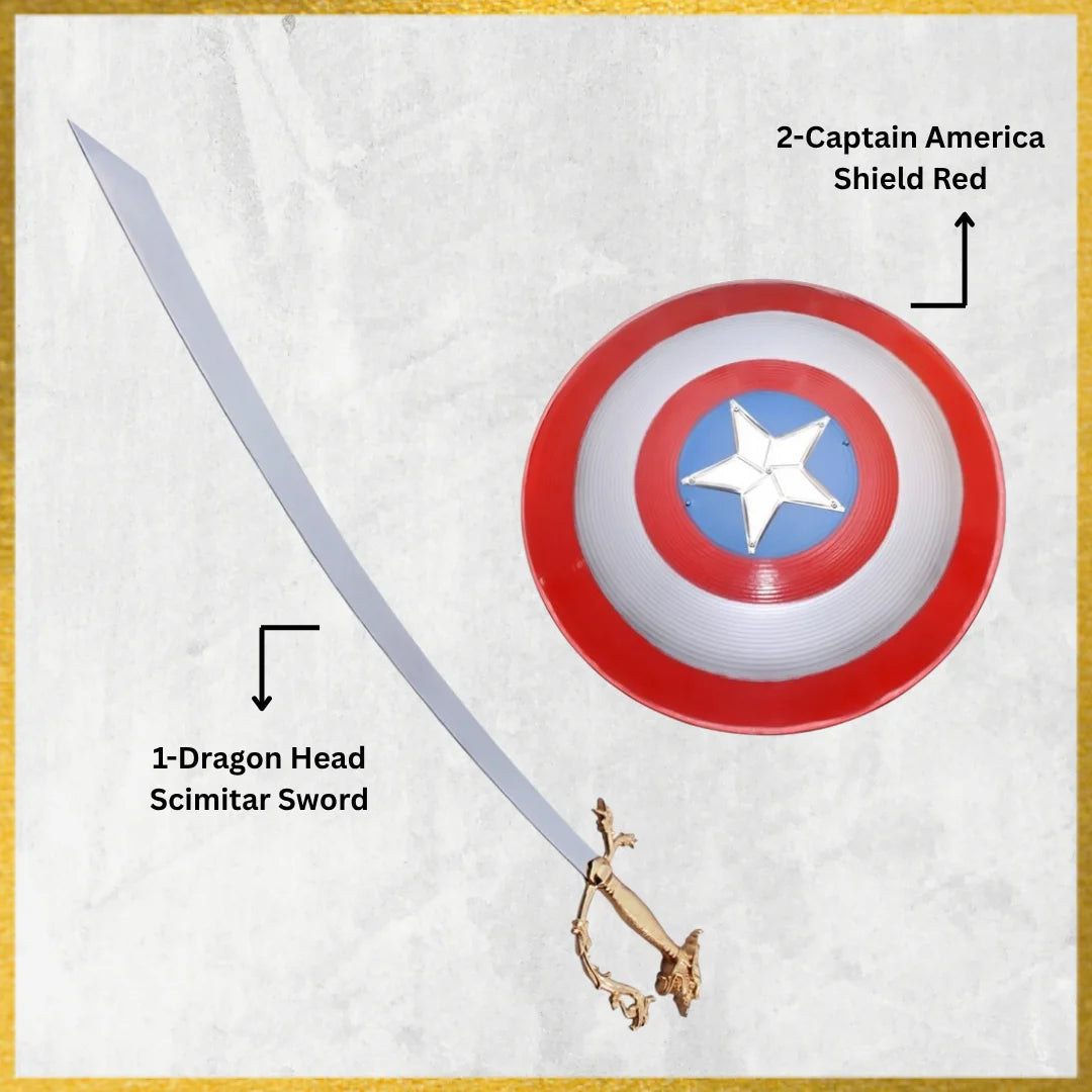 Captain America Shield and Belly Dance Sword