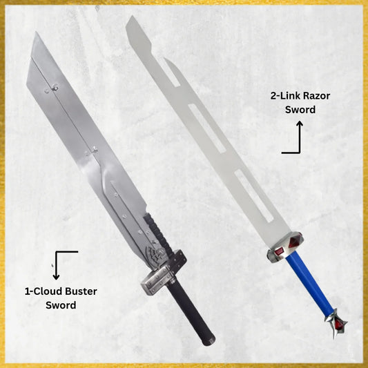 Cloud Advent Children Buster Fusion Sword & Link Ranger Sword