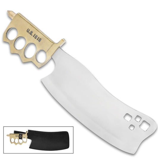 Combat Cleaver Trench Knife and Sheath 38 cm