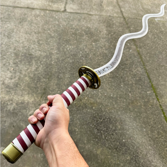 Demon Slayer - Obanai Iguro's Twisted Nichirin Katana