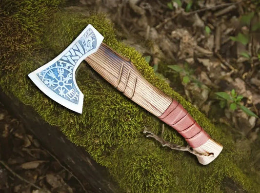 Fenrir & Helm of Awe Viking Axe 1