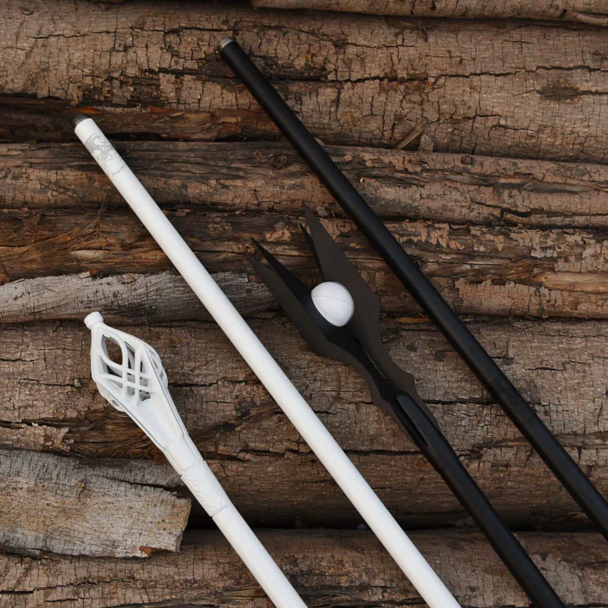 Gandalf the White and Saruman Staff