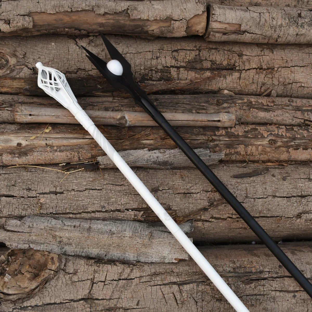 Gandalf the White and Saruman Staff