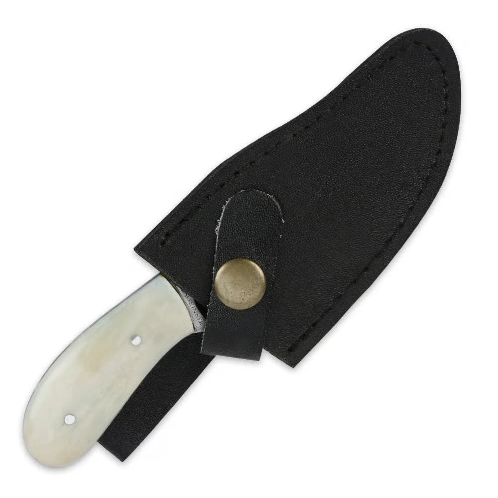 Genuine Bone Cub Skinner Knife with Sheath 1