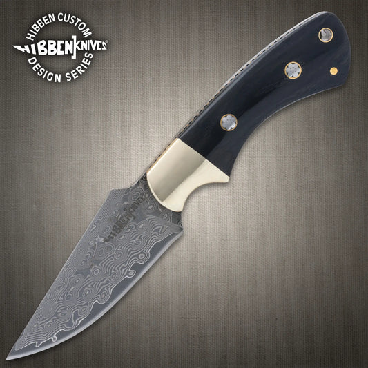 Gil Hibben Damascus Sidewinder Knife
