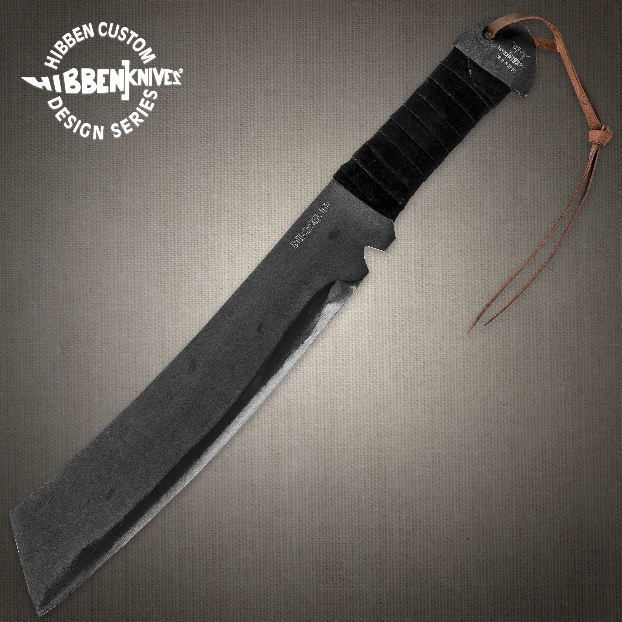 Gil Hibben IV Machete with Leather Sheath