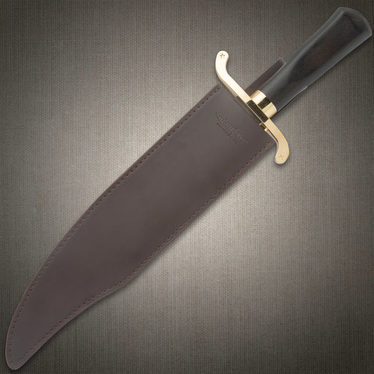 Gil Hibben Old West Damascus Bowie Knife 1