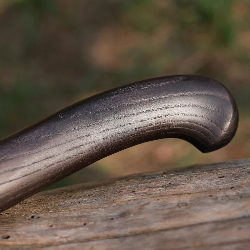 Hand-Forged Othala Axe w/ Leather Cover 7