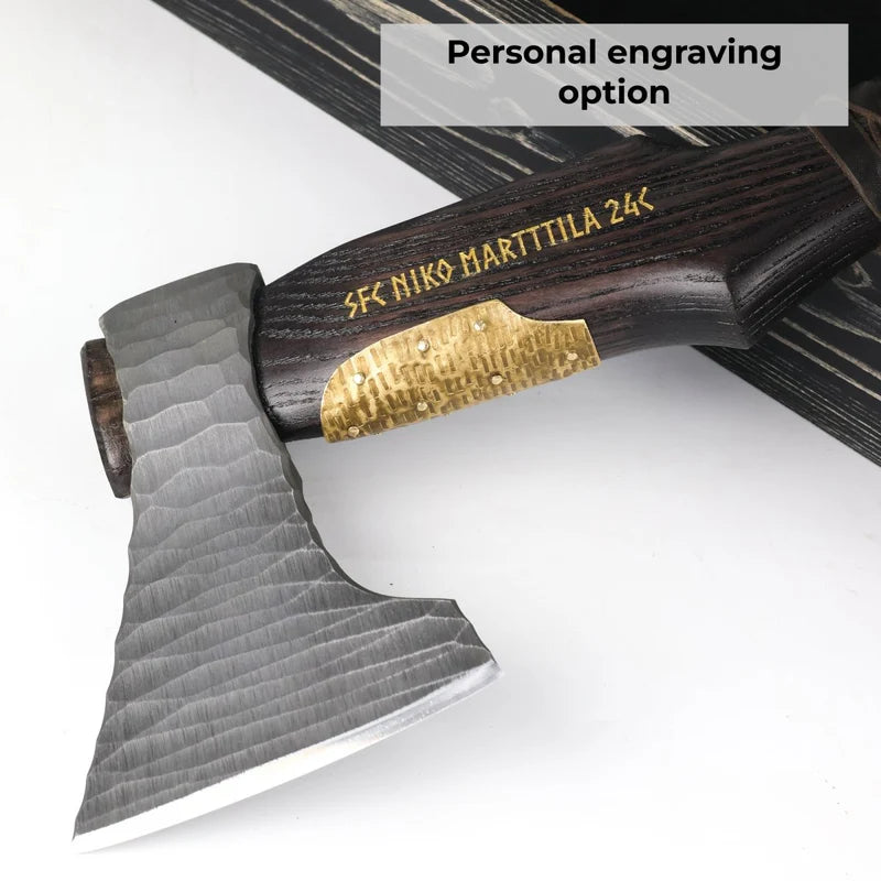 Hand Forged Viking Axe Veles 10