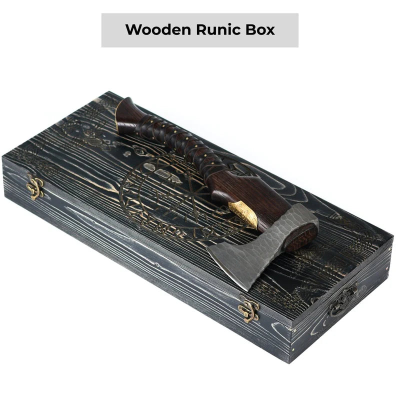 Hand Forged Viking Axe Veles 11