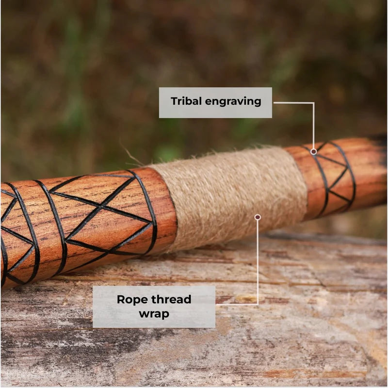 Hand-forged Gagegizhig tomahawk 6