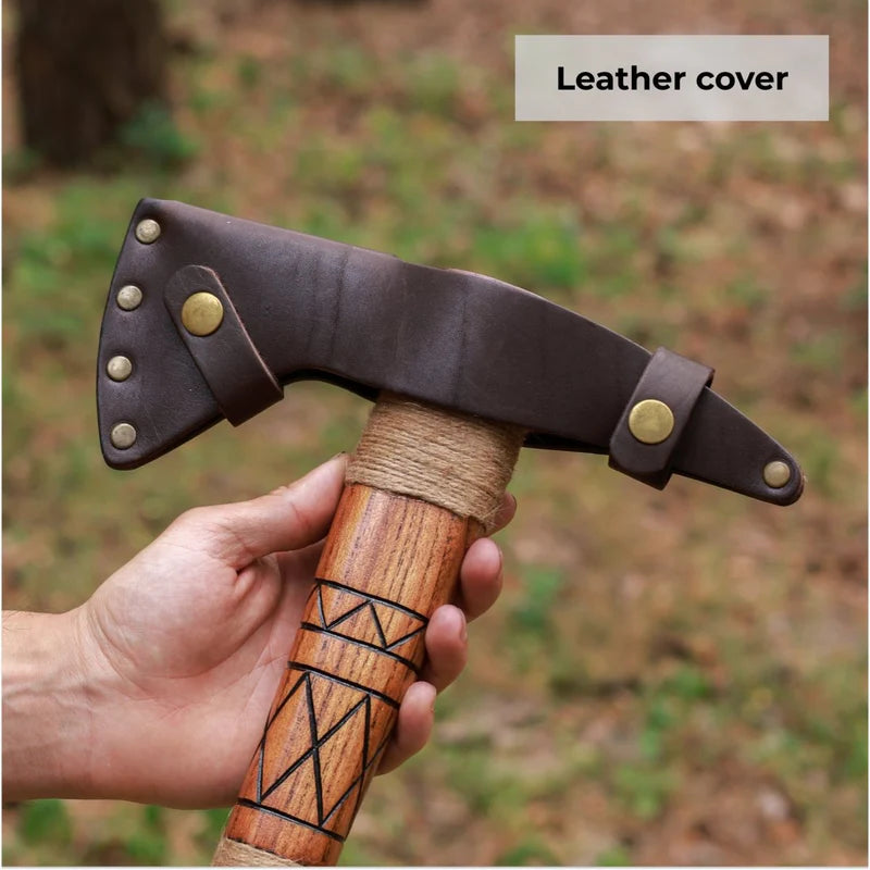 Hand-forged Gagegizhig tomahawk 8