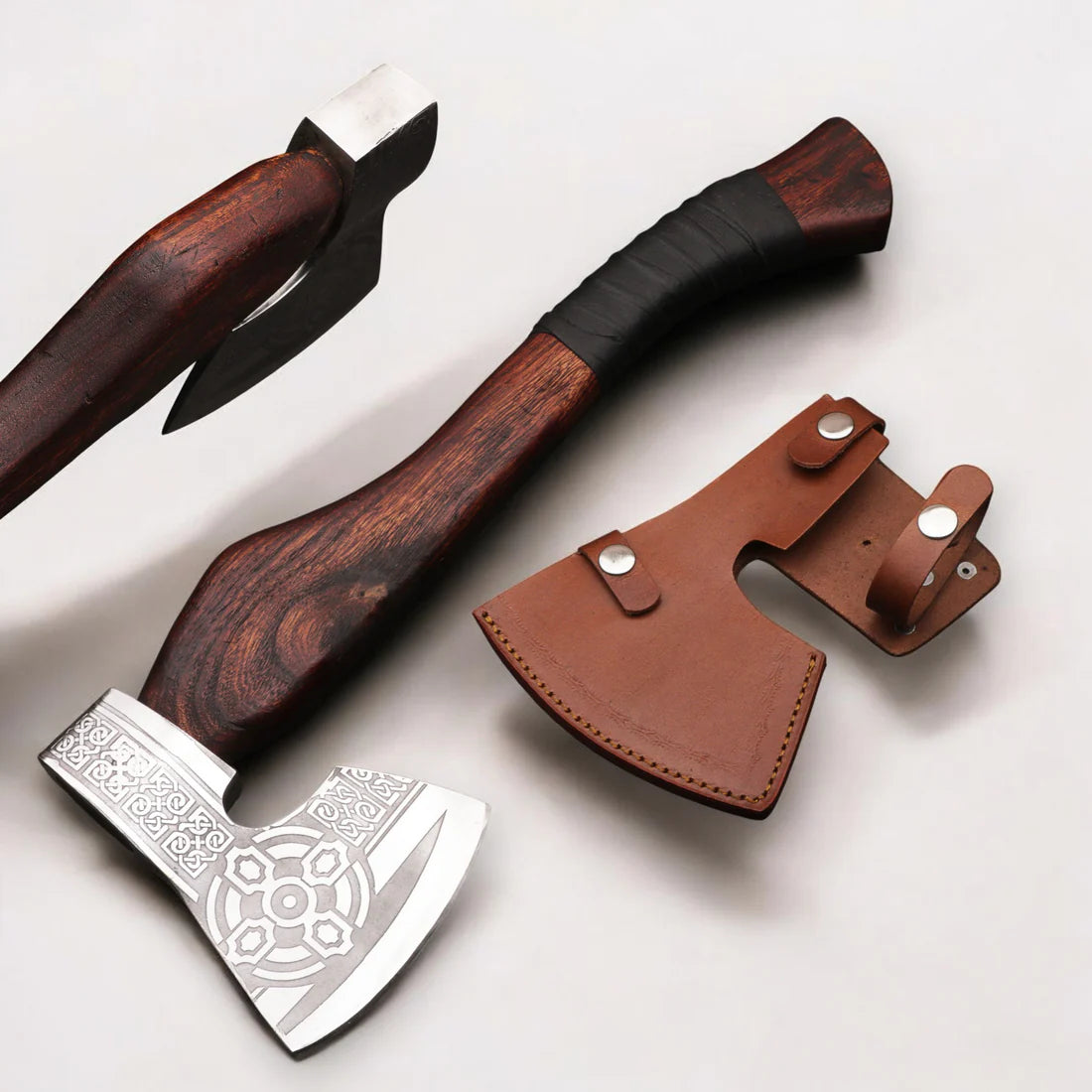 Handmade Carbon Steel Axe and Hammer Pro-Bello1445 1