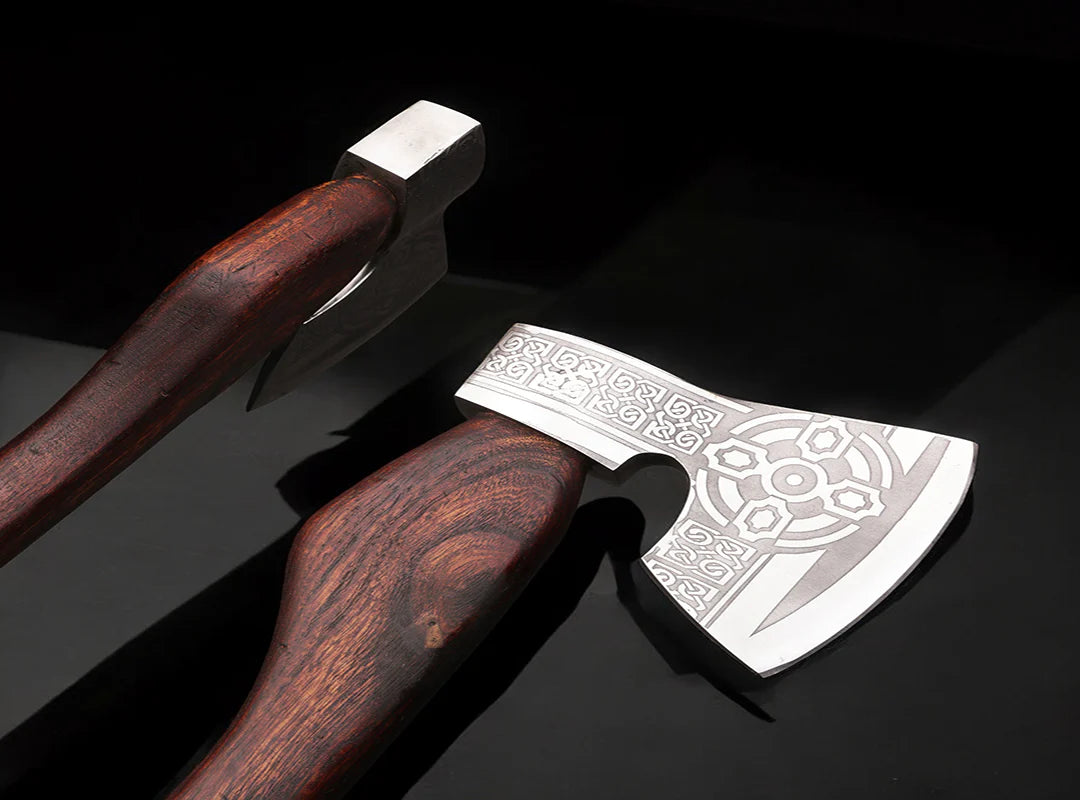 Handmade Carbon Steel Axe and Hammer Pro-Bello1445 4