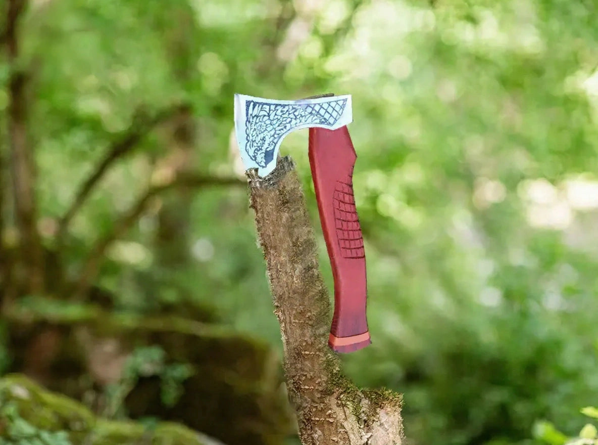 Handmade Norse Dragon Mini Viking Axe RA-235 2