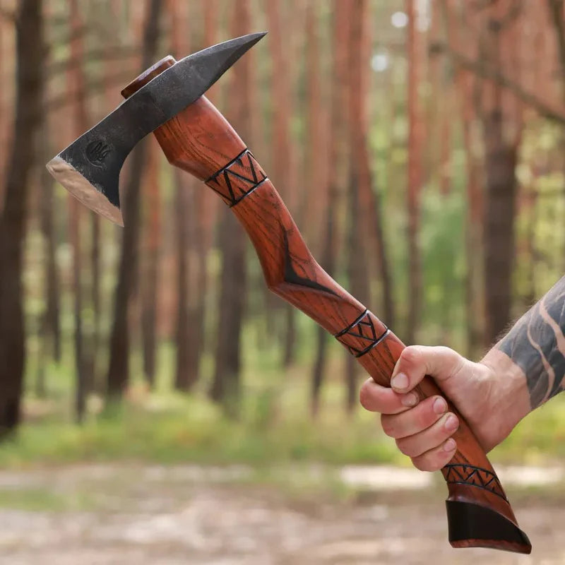 Handmade Tomahawk Axe Black Hawk