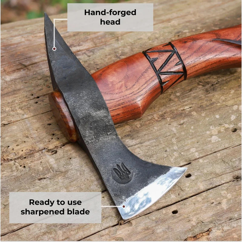 Handmade Tomahawk Axe Black Hawk 5