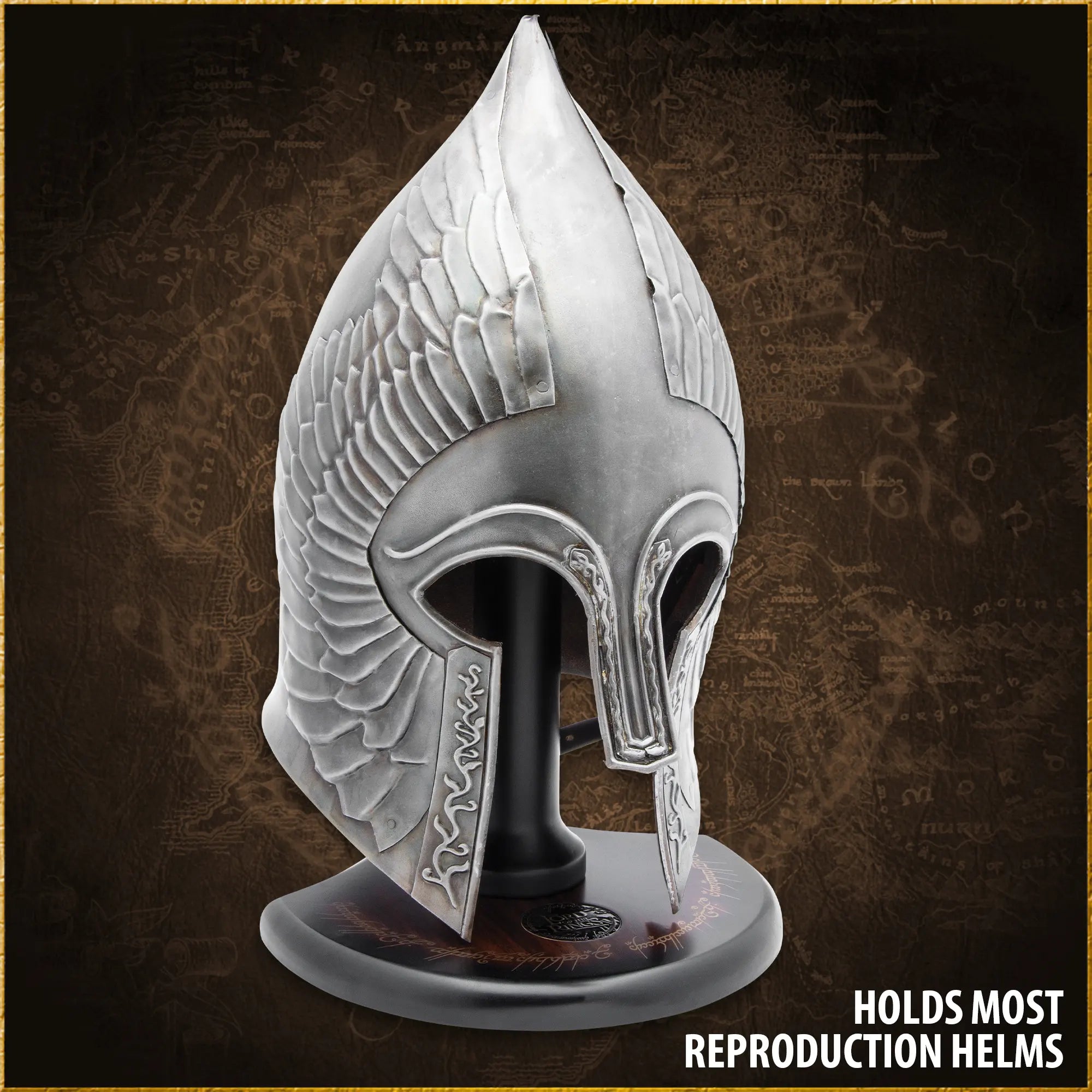 Helm Display Stand - Authentic Lord of the Rings Collectible 2