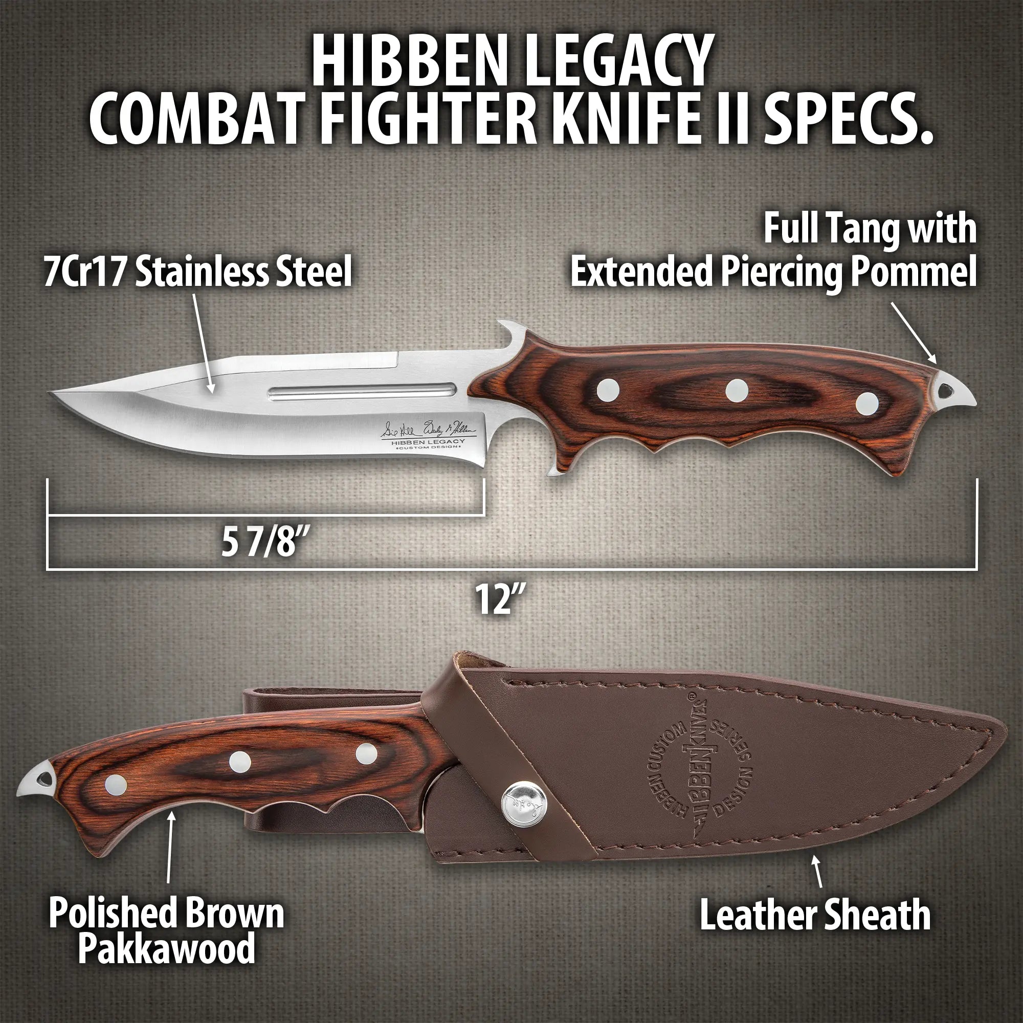 Hibben Combat Fighter Knife II 2