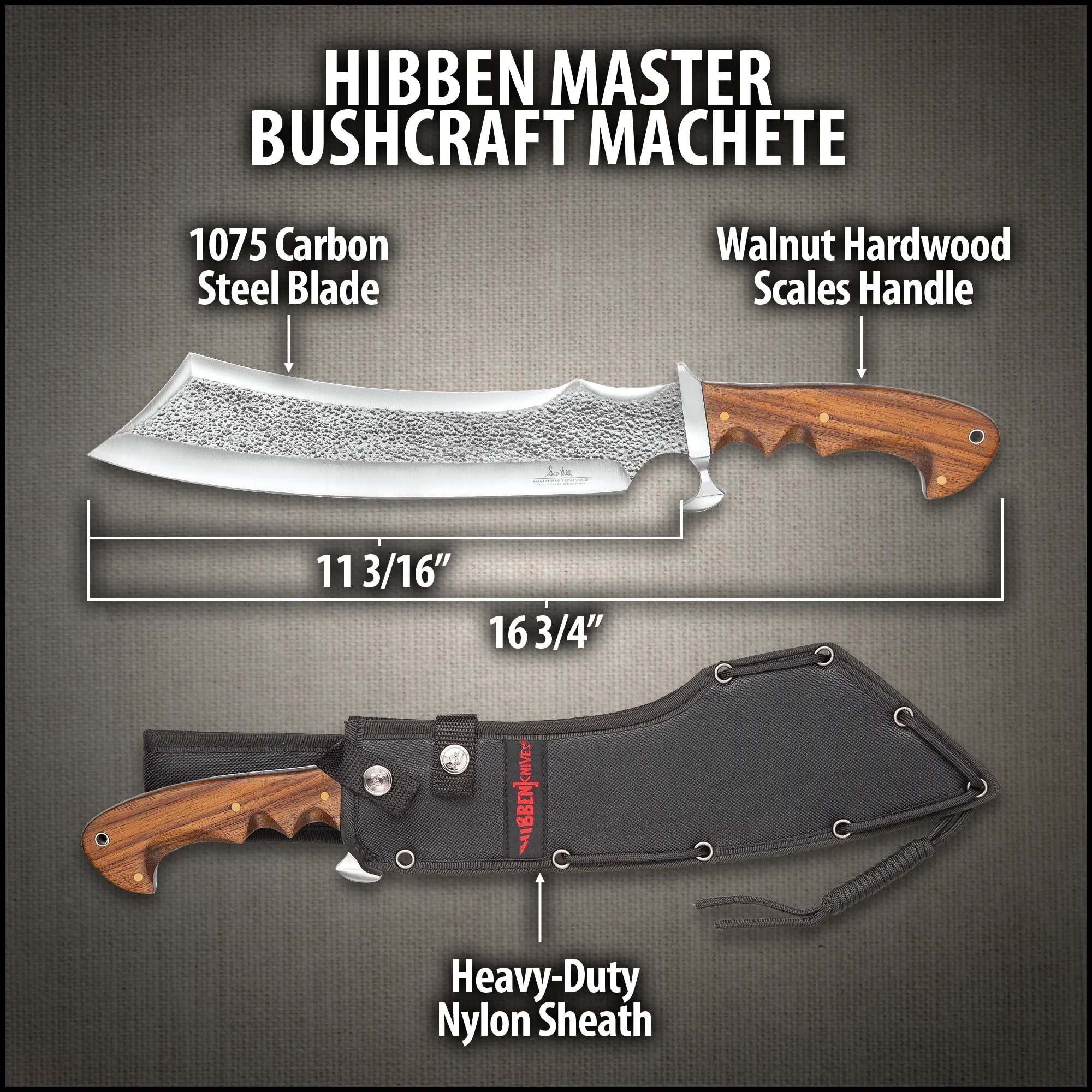 Hibben Master Bushcraft Machete 42.5 cm 2
