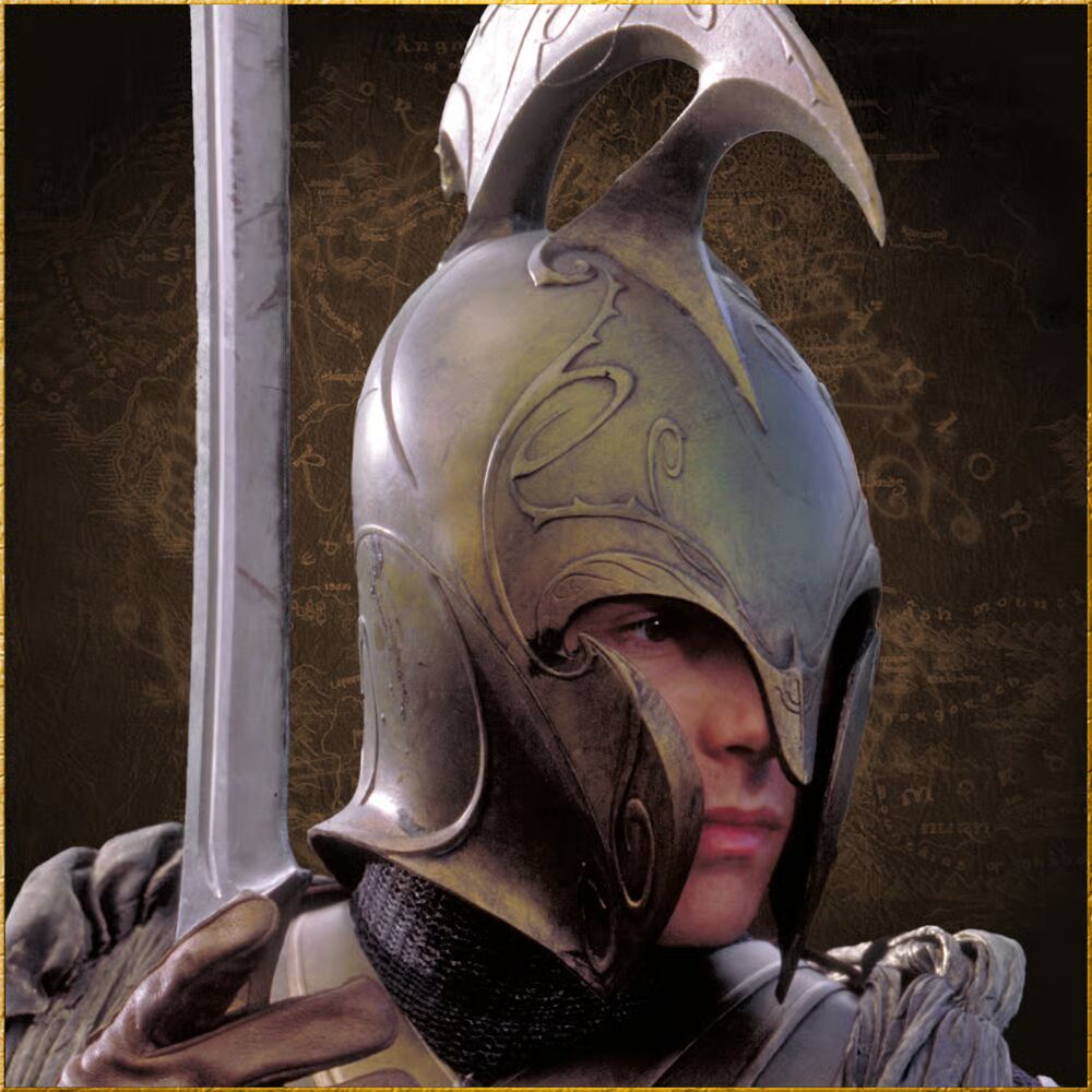 High Elven War Helm Limited Edition - Authentic Lord of the Rings Collectible 3