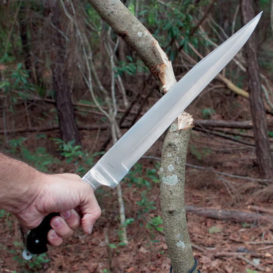 Khyber Bowie Knife with Leather Sheath 1