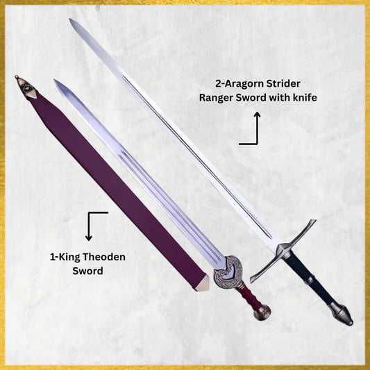 King Theoden Sword & Aragorn Strider Ranger Sword