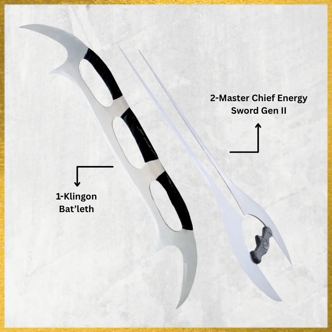 Klingon Bat’leth Sword & Master Chief Energy Sword