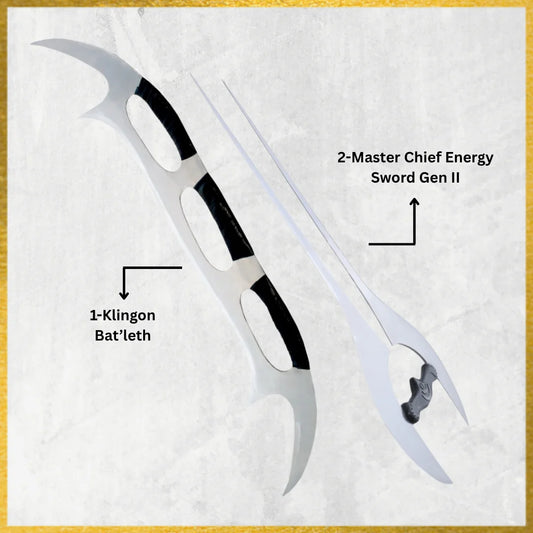 Klingon Bat’leth Sword & Master Chief Energy Sword