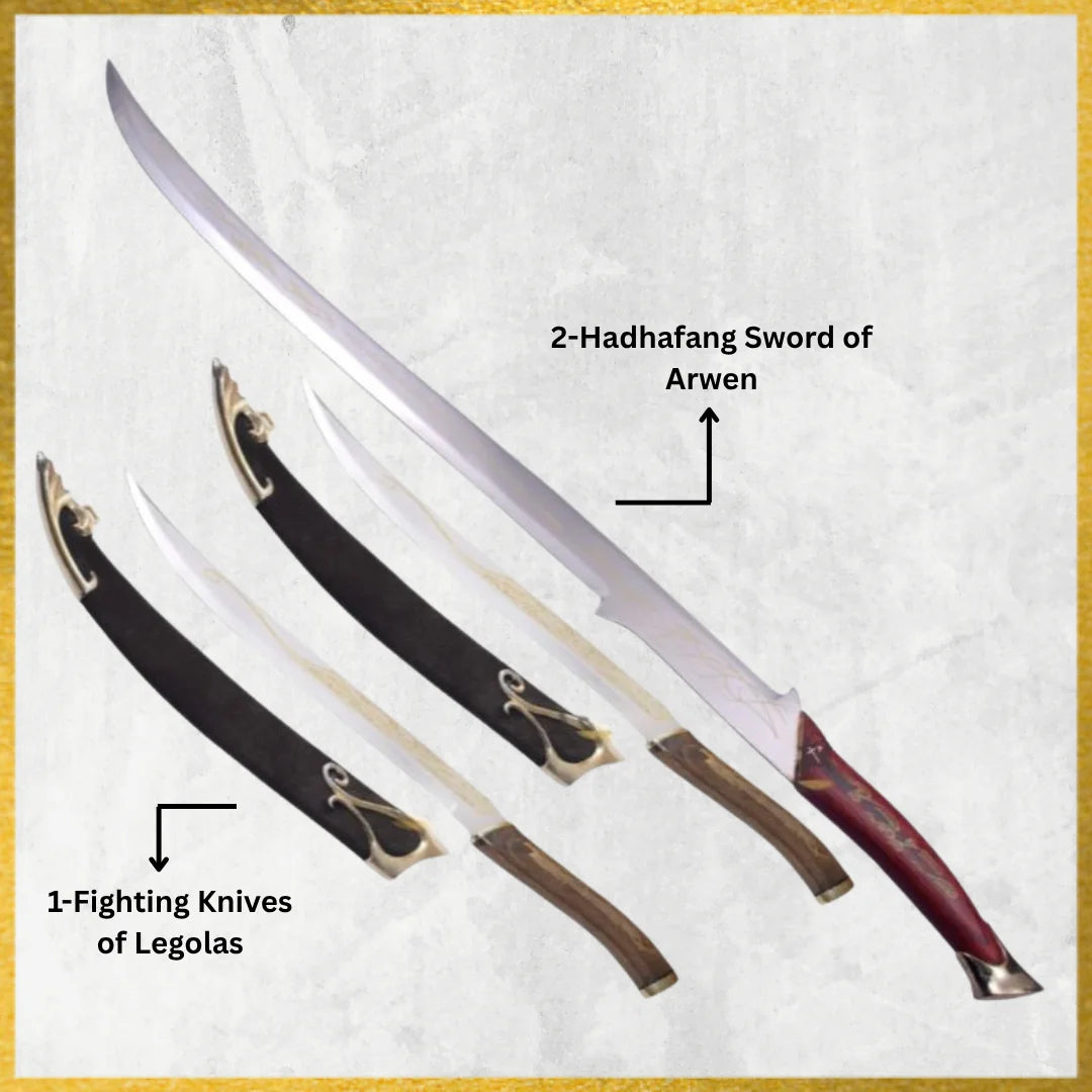 Legolas Fighting Knives & Hadhafang Sword