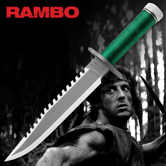 Licensed Rambo First Blood Fixed Blade Knife