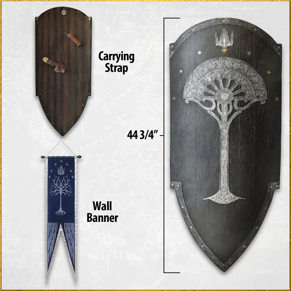 Lord of the Rings Second Age War Shield of Gondor - by United Cutlery 5