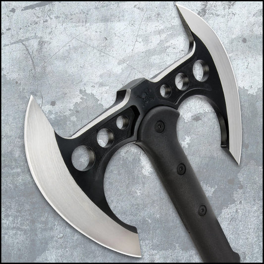 M48 Double Blade Tactical Tomahawk w/ Nylon Sheath 1