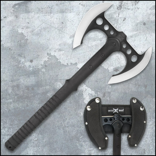 M48 Double Blade Tactical Tomahawk w/ Nylon Sheath